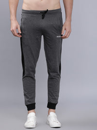 The Indian Garage Co Men Grey Solid Slim-Fit Joggers