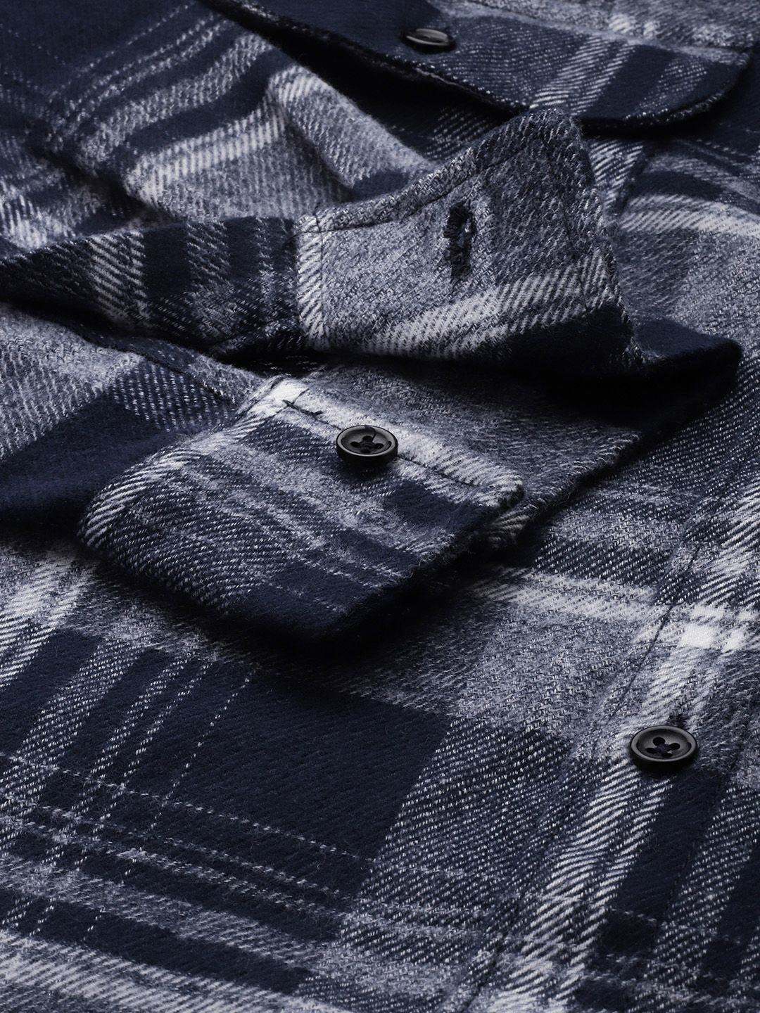 The Indian Garage Co Pure Cotton Slim Fit Checked Casual Shirt