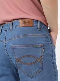 Urbano Fashion Men Mid Rise Light Fade Stretchable Bootcut Jeans