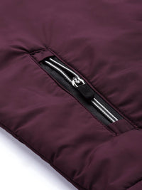 The Indian Garage Co Men Slim Fit Zip-Front Hooded Bomber Jacket