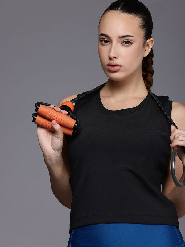 HRX by Hrithik Roshan Performancebonded Sleeveless Rapid-Dry Training T-shirt