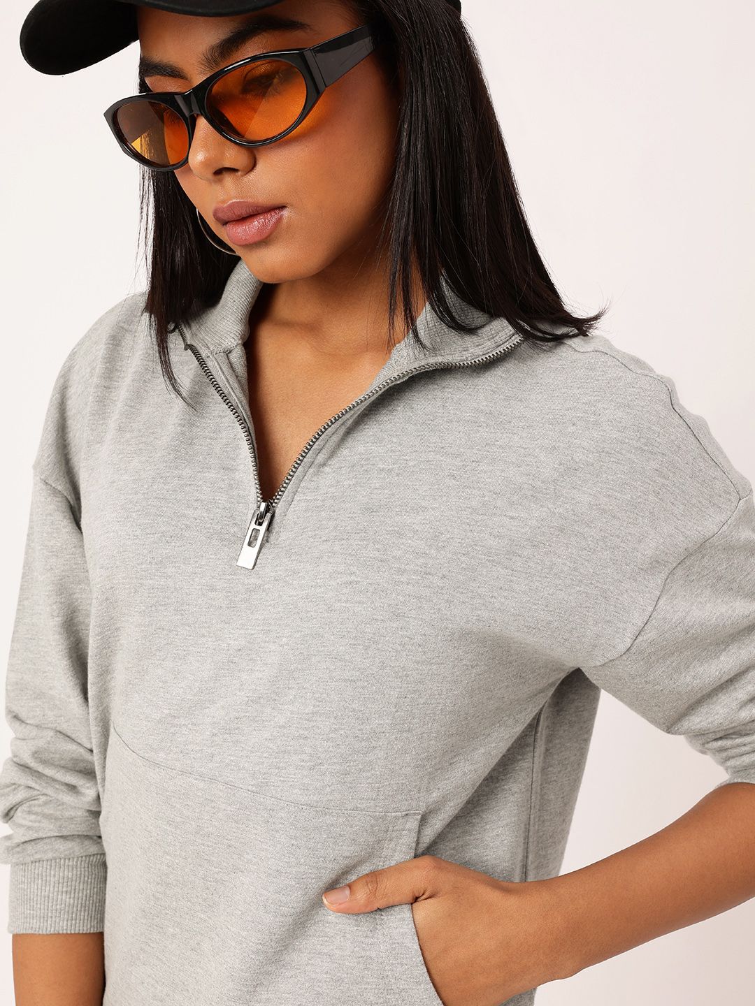 Kook N Keech Street Savvy Printed Relaxed Sweatshirt With Shorts Co-Ords Set