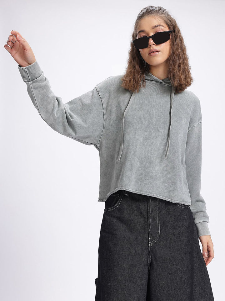 DressBerry Rugged Dyed Hooded Sweatshirt