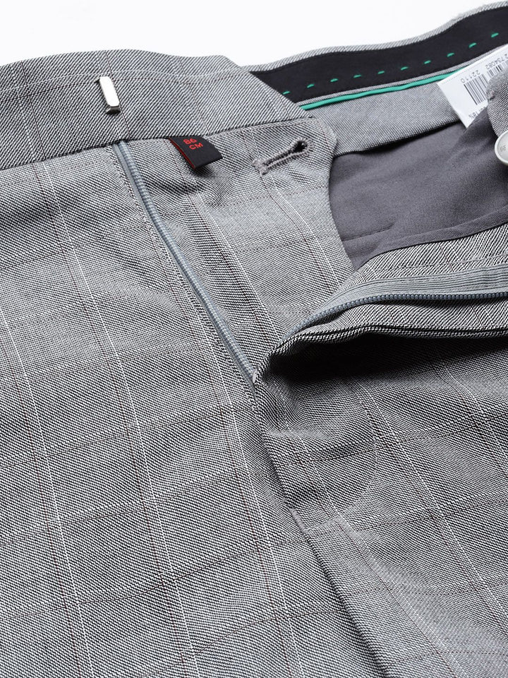 Raymond Checked Contemporary Fit Notched Lapel 3-Piece Suit