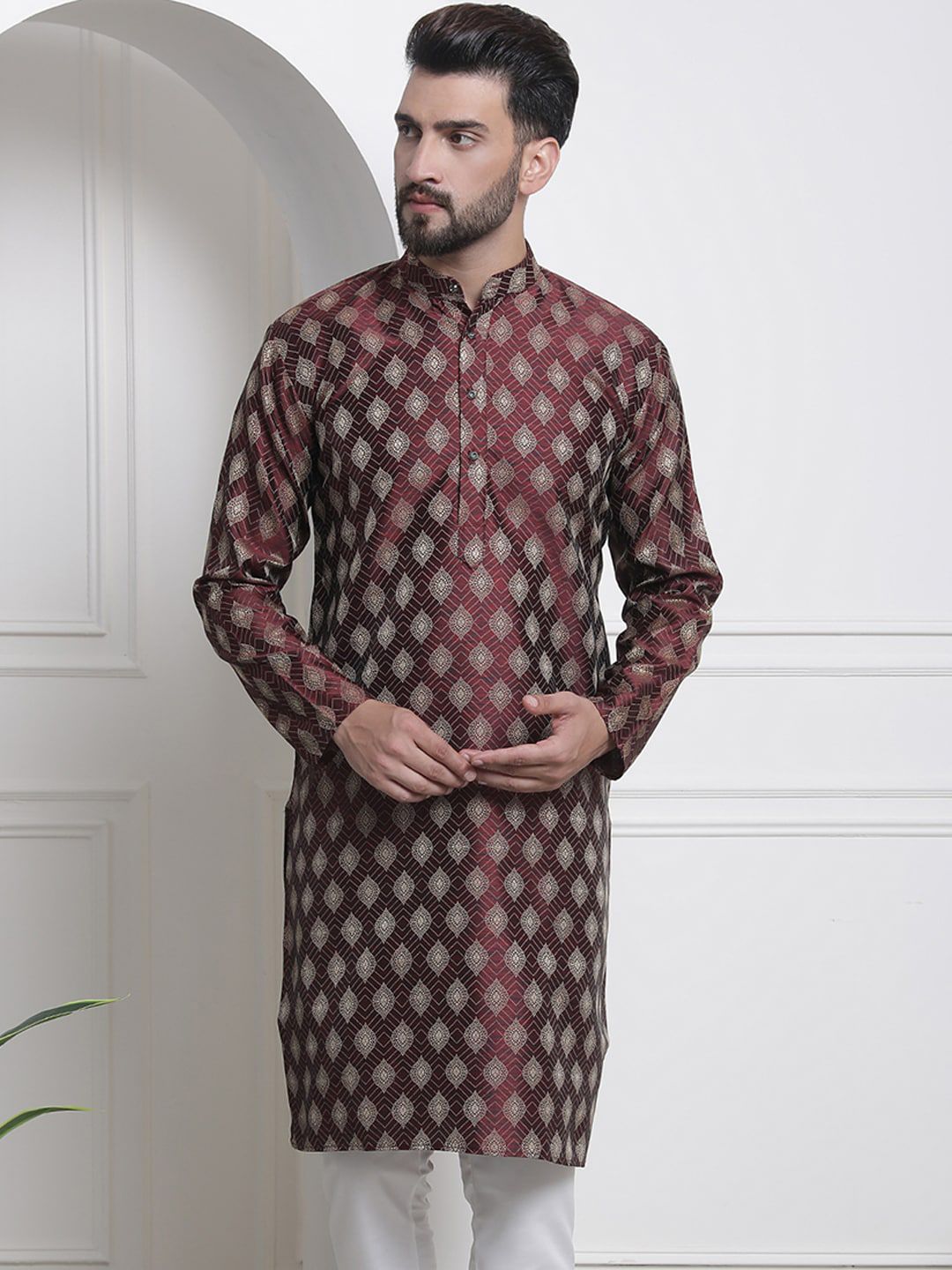 SOJANYA Kurta Katun Sulam Motif Etnik