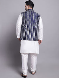 SOJANYA PLUS Regular Dupion Silk Kurta with Pyjamas