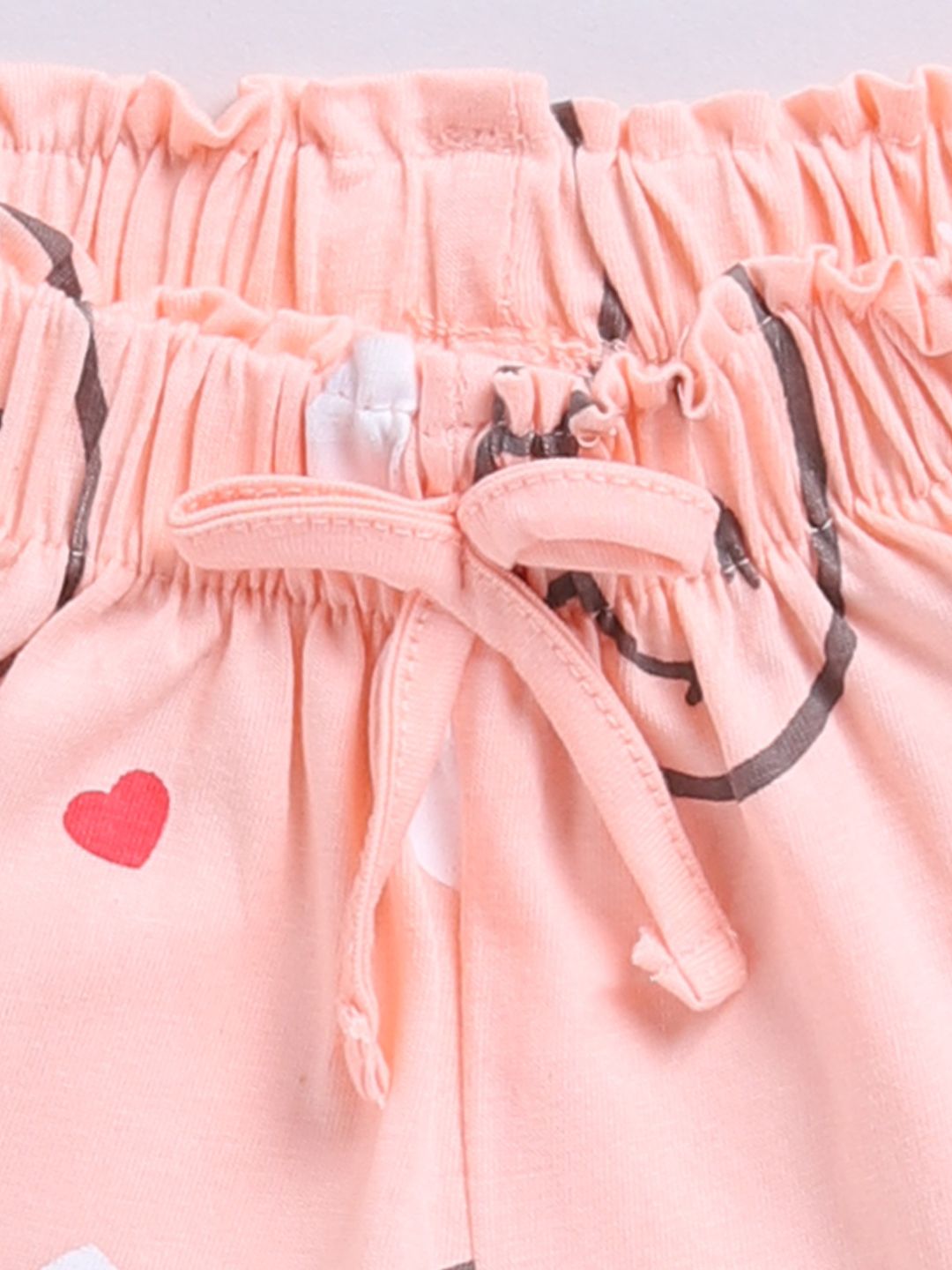 Happy Faces Girls Conversational Printed Pure Cotton Shorts