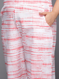 EXTRA LOVE BY LIBAS Plus Size Bandhani Printed Gotta Patti Pure Cotton Kurta Set