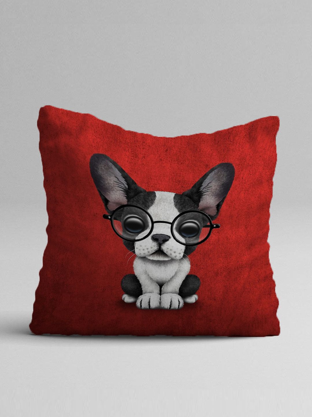 STITCHNEST Multicoloured Set of 5 Cartoon Characters Square Cushion Covers