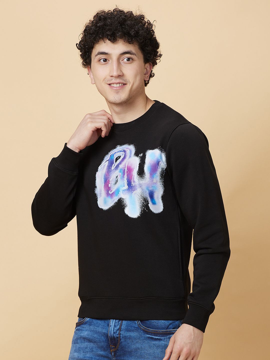 Being Human Men Printed Sweatshirt