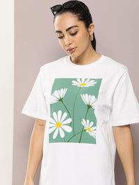 DILLINGER Graphic Printed Oversized Pure Cotton T-Shirt