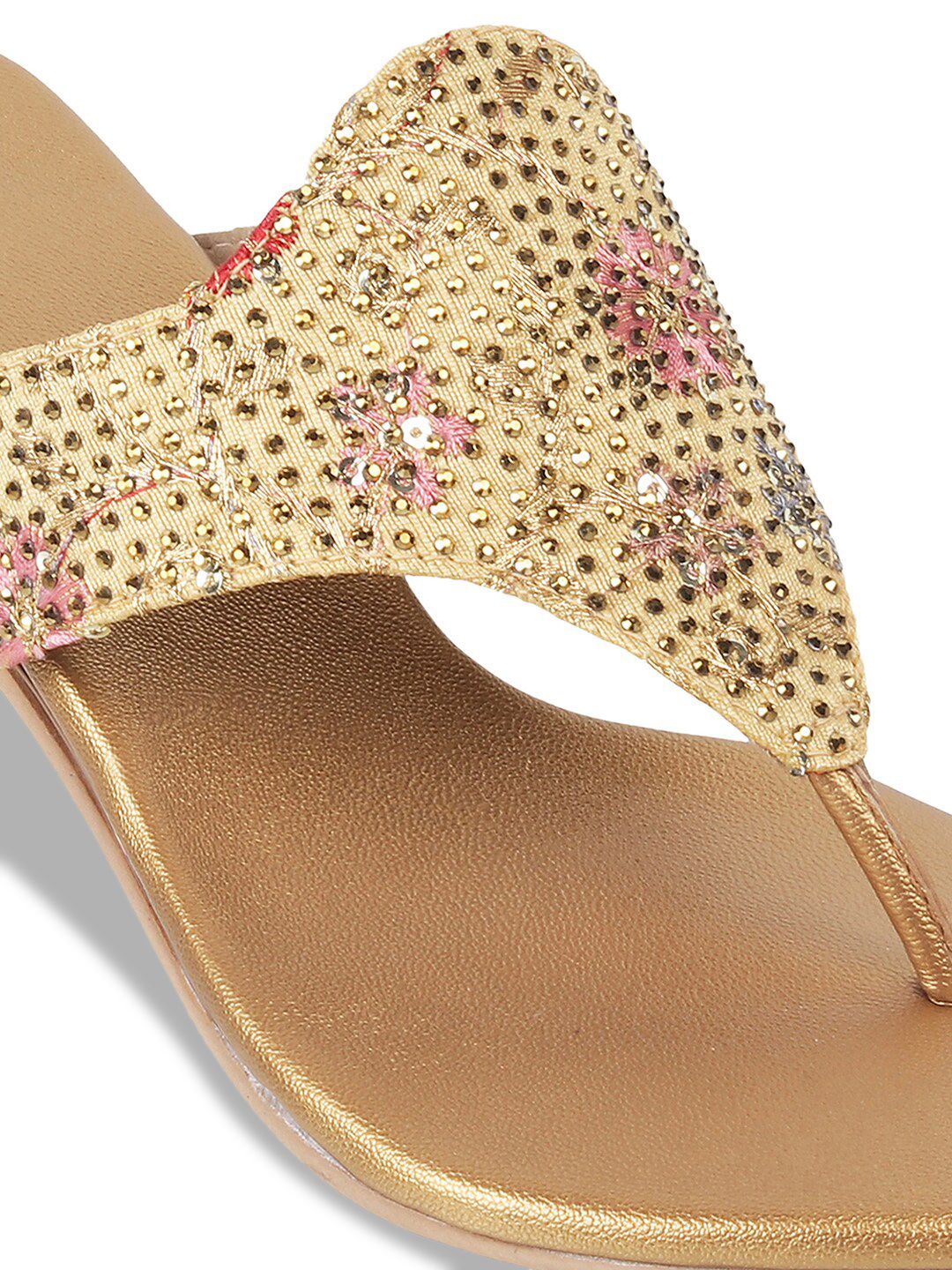 Metro Embellished Block Heels
