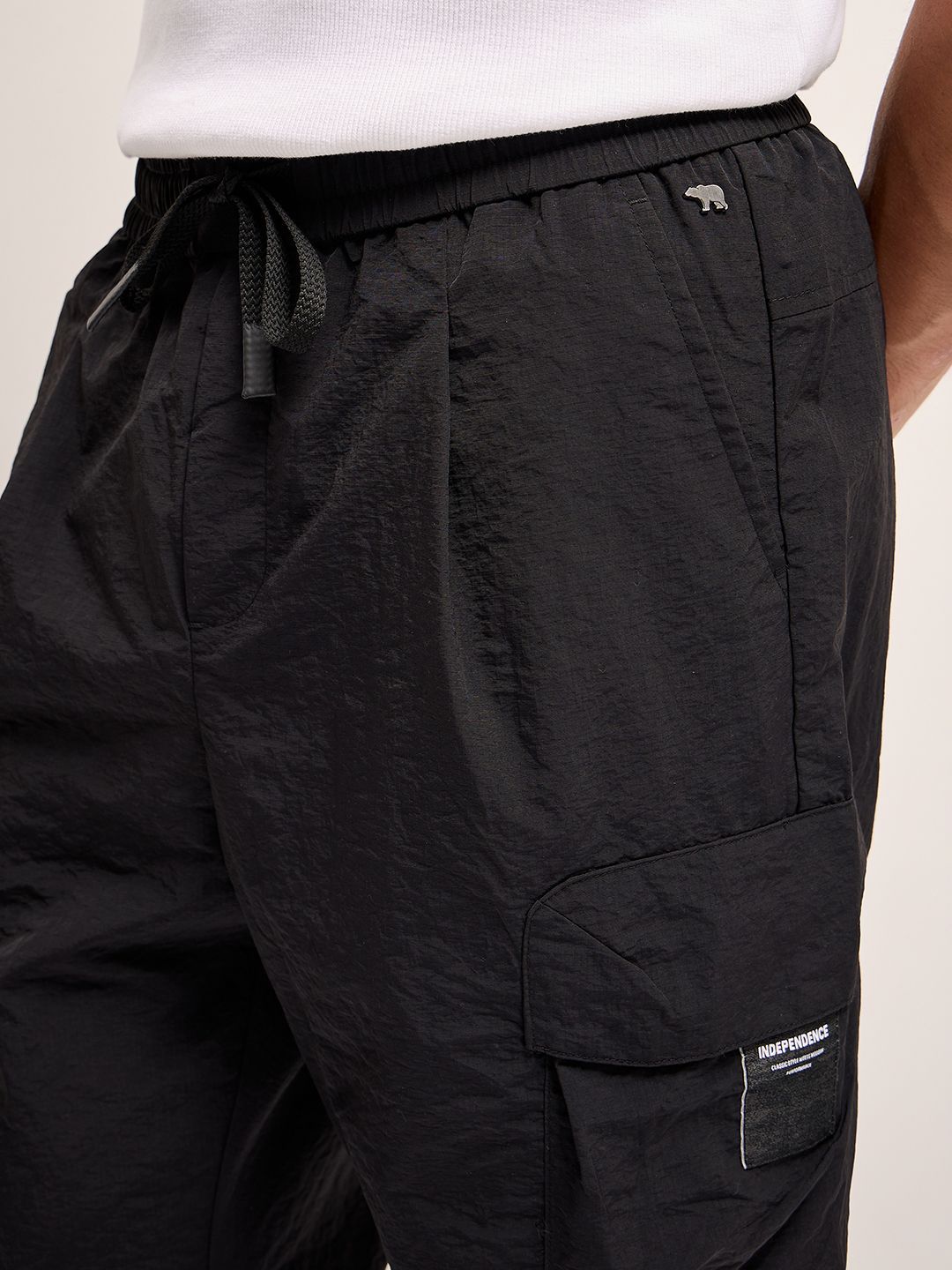 THE BEAR HOUSE Men Solid Cargo Trousers