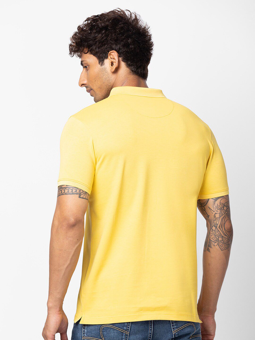 SPYKAR Men Polo Collar Slim Fit T-shirt
