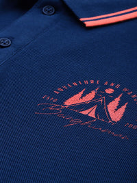 Being Human Men Polo Collar Pure Cotton T-shirt