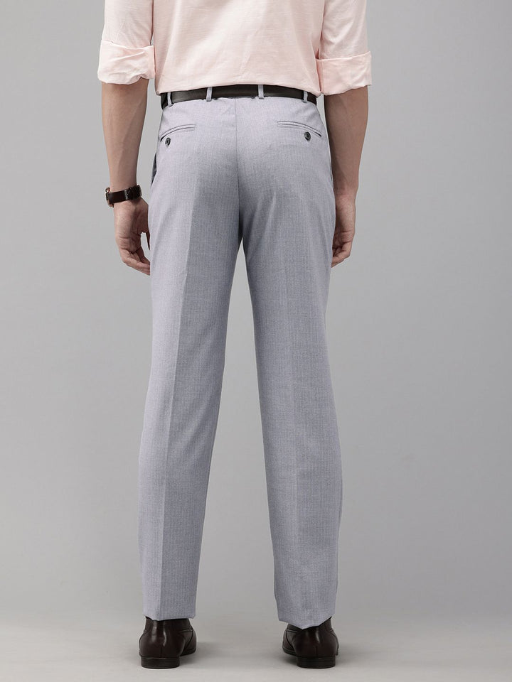 Park Avenue Men Striped Formal Trousers