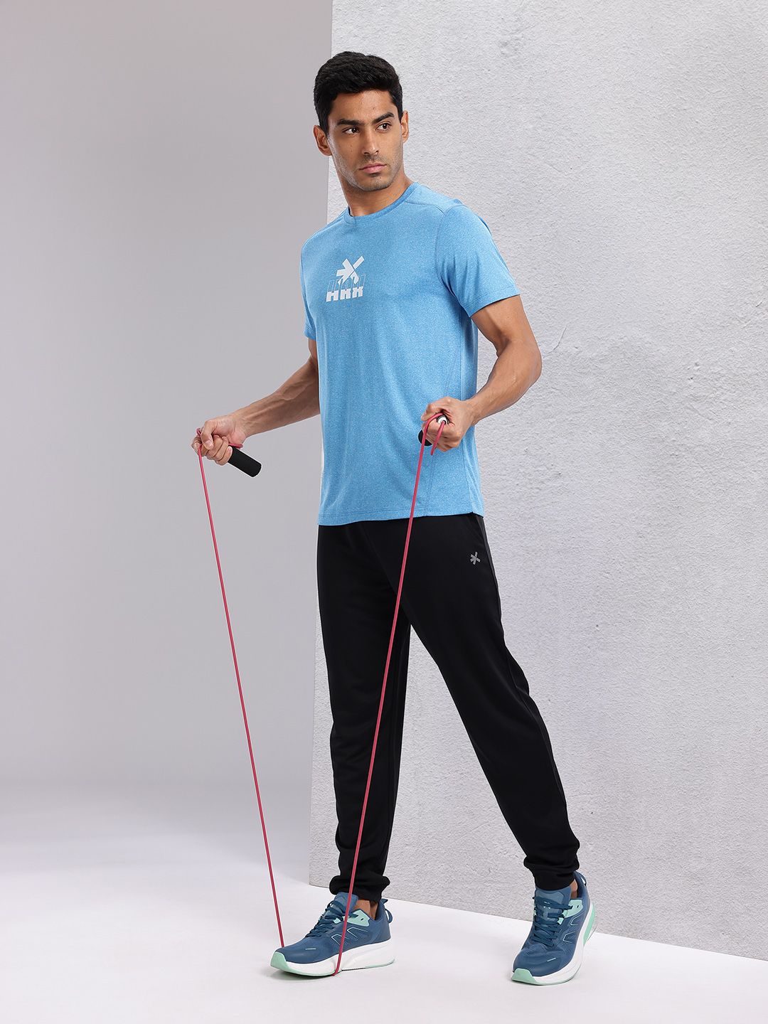 HRX by Hrithik Roshan Men Brand Logo Printed Rapid-Dry Training T-shirt