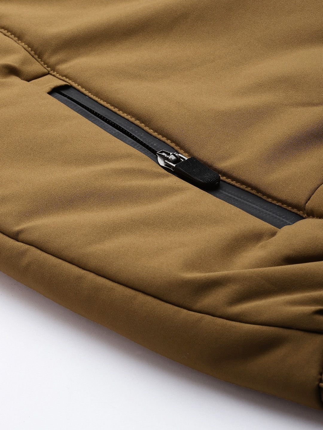 The Indian Garage Co Men Solid Zip-Front Bomber Jacket