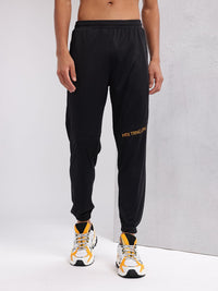 HRX by Hrithik Roshan Men Typography Print Detail Mid-Rise Rapid-Dry Training Joggers