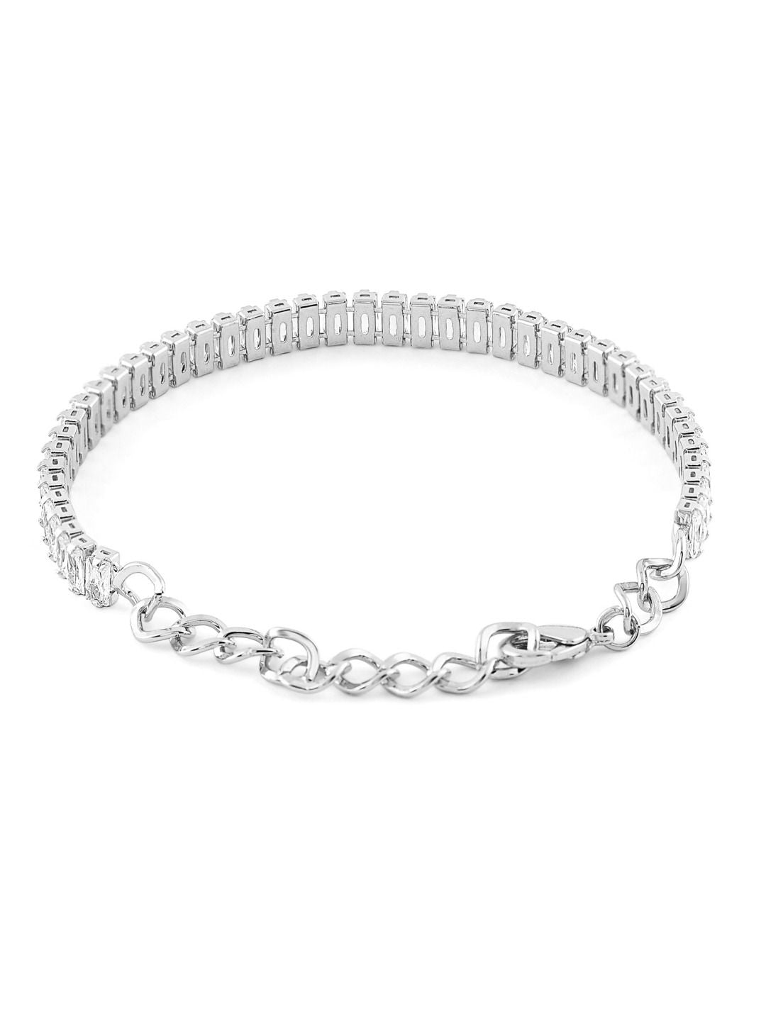 Pek Wanita Zaveri Pearls 2 Gelang Lilit Berwarna Emas Mawar &amp; Berwarna Perak