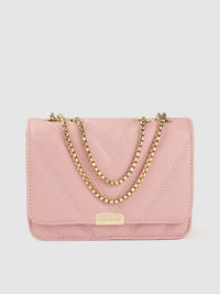 Lino Perros Pink Quilted Shoulder Bag