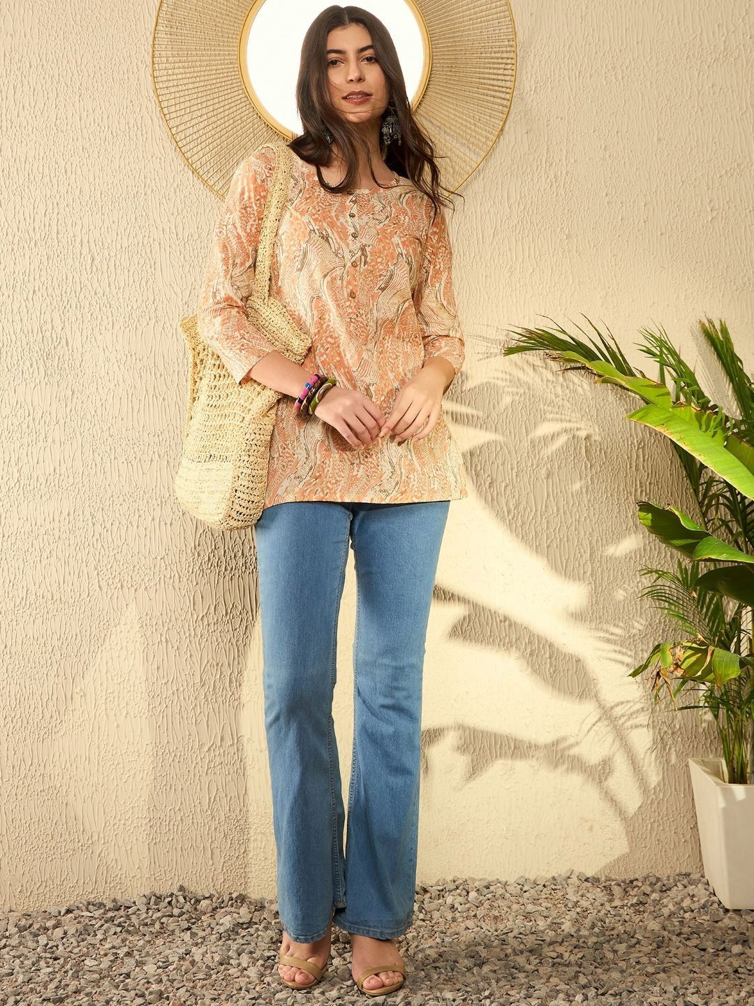 KALINI Print Top
