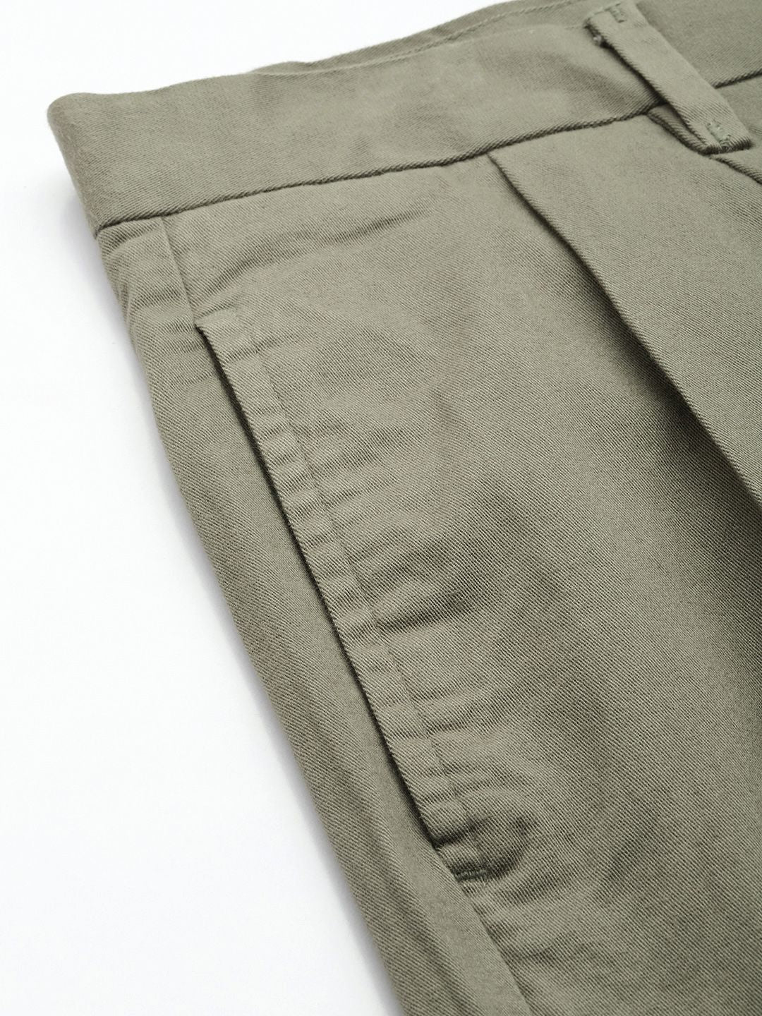 Mr Bowerbird Men Oversized Fit Pleated Korean Trousers