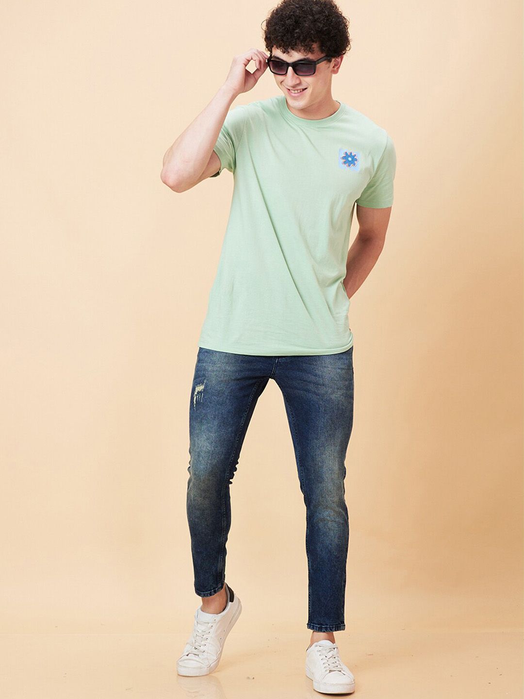 Being Human Men Low Distress Heavy Fade Jeans