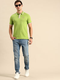 Being Human Polo Collar Pure Cotton T-shirt