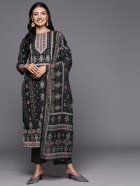 Libas Floral Printed Kurta with Trousers & With Dupatta