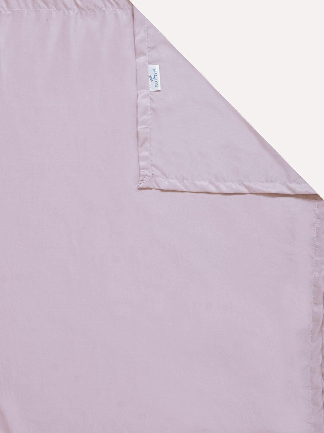 KLOTTHE Pink Solid Flat 400 TC Satin Katil King Dengan 2 Sarung Bantal & 2 Sarung Kusyen