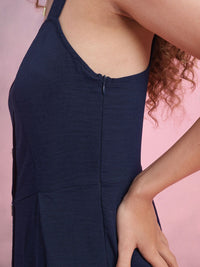 DressBerry Side Slit A-Line Midi Dress