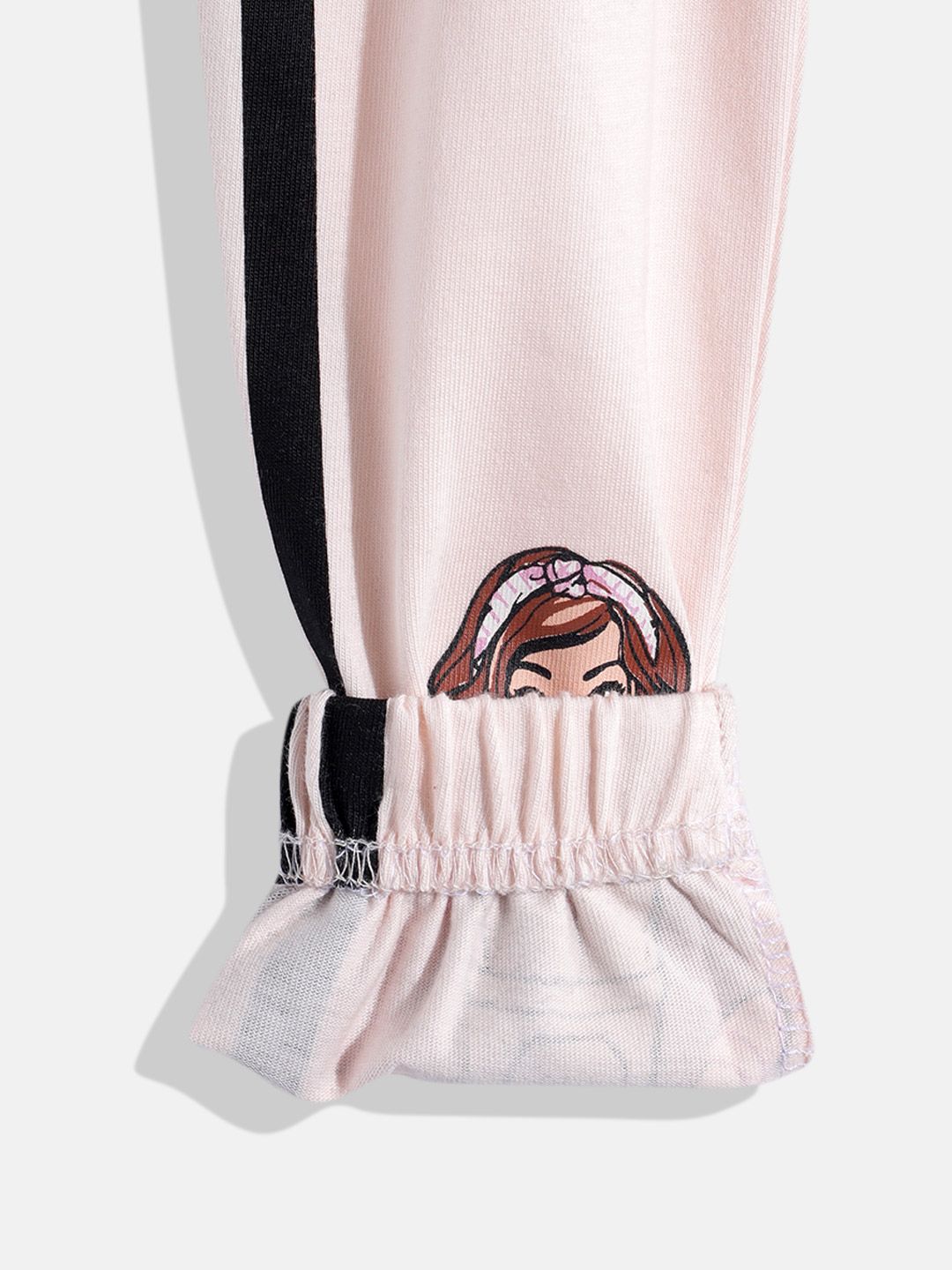Happy Faces Girls Barbie Printed Pure Cotton  Joggers