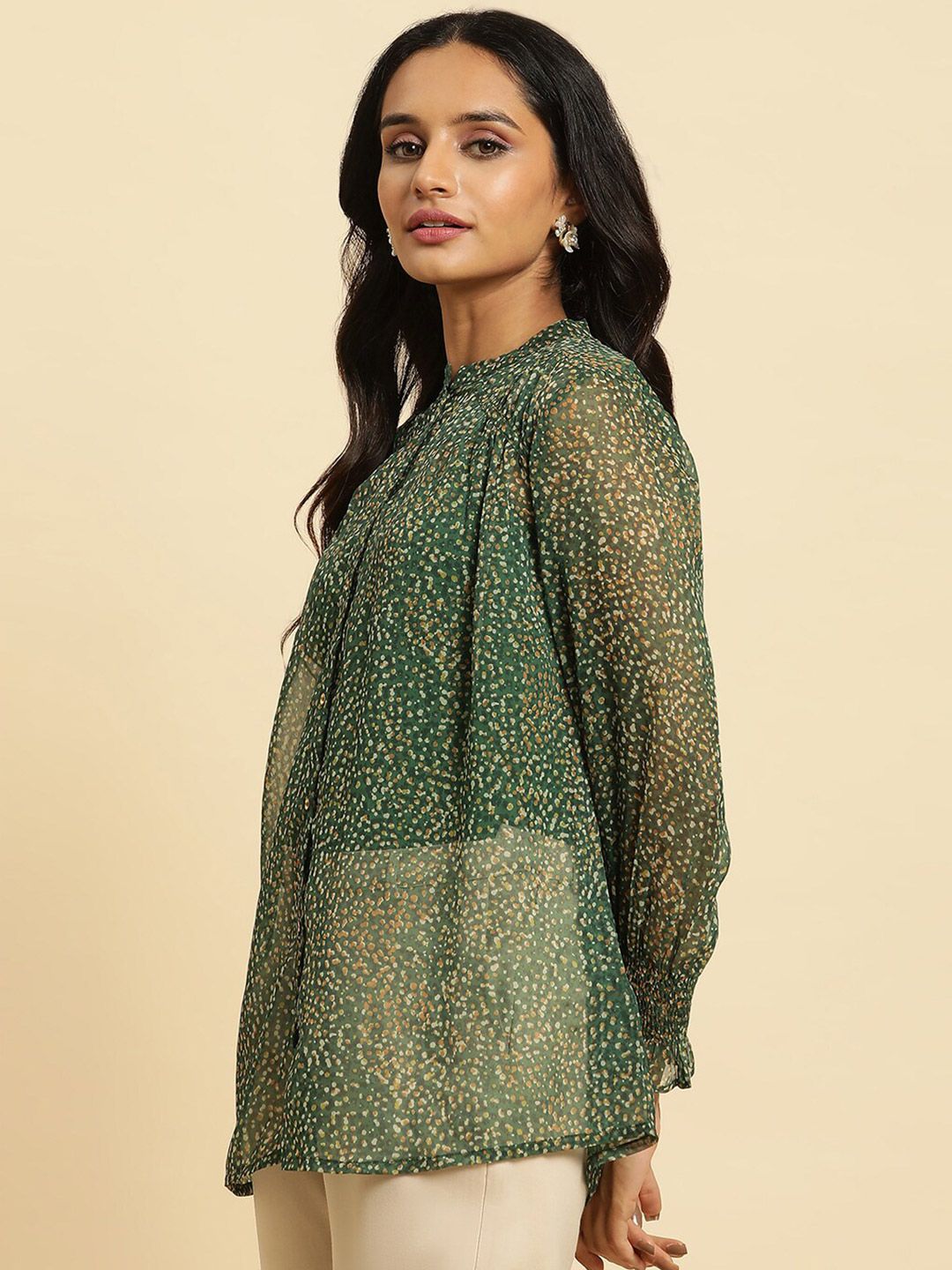 W Abstract Printed Casual Shirt