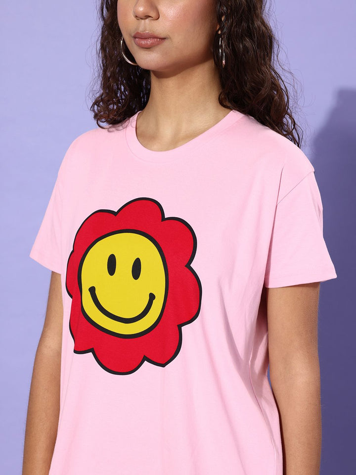 DILLINGER Women Graphic Printed Pure Cotton T-shirt