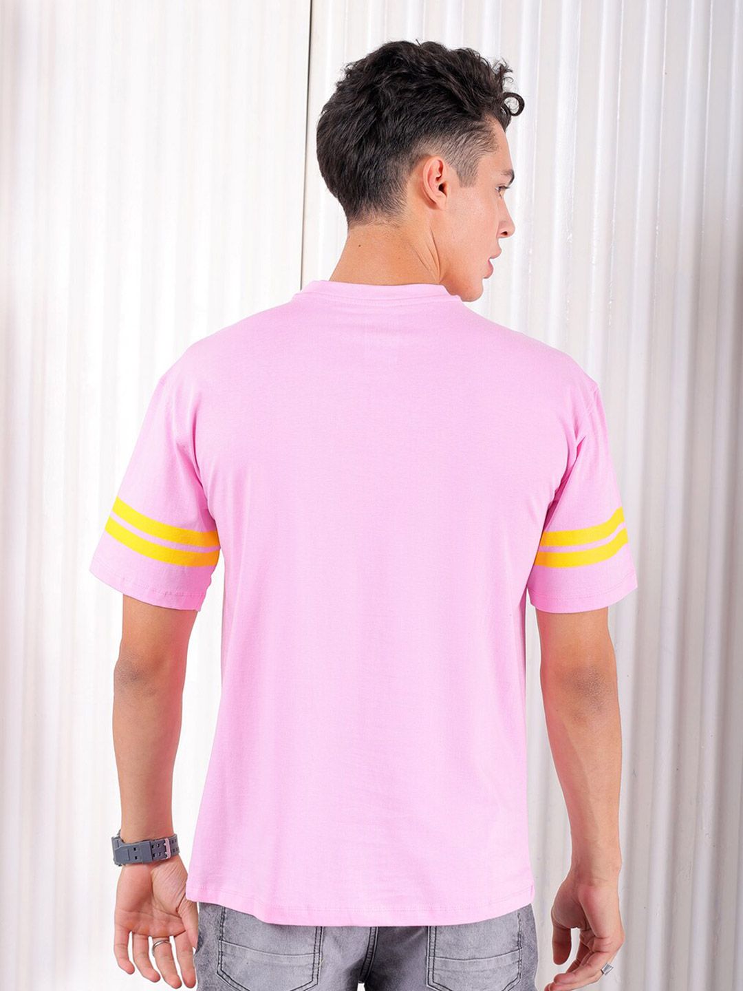 The Indian Garage Co Typography Printed Pure Cotton Boxy T-shirt