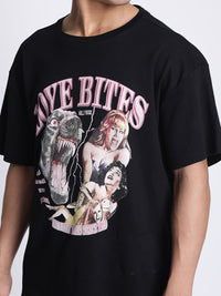 Bene Kleed Men Graphic Printed Round Neck Cotton Oversized T-shirt