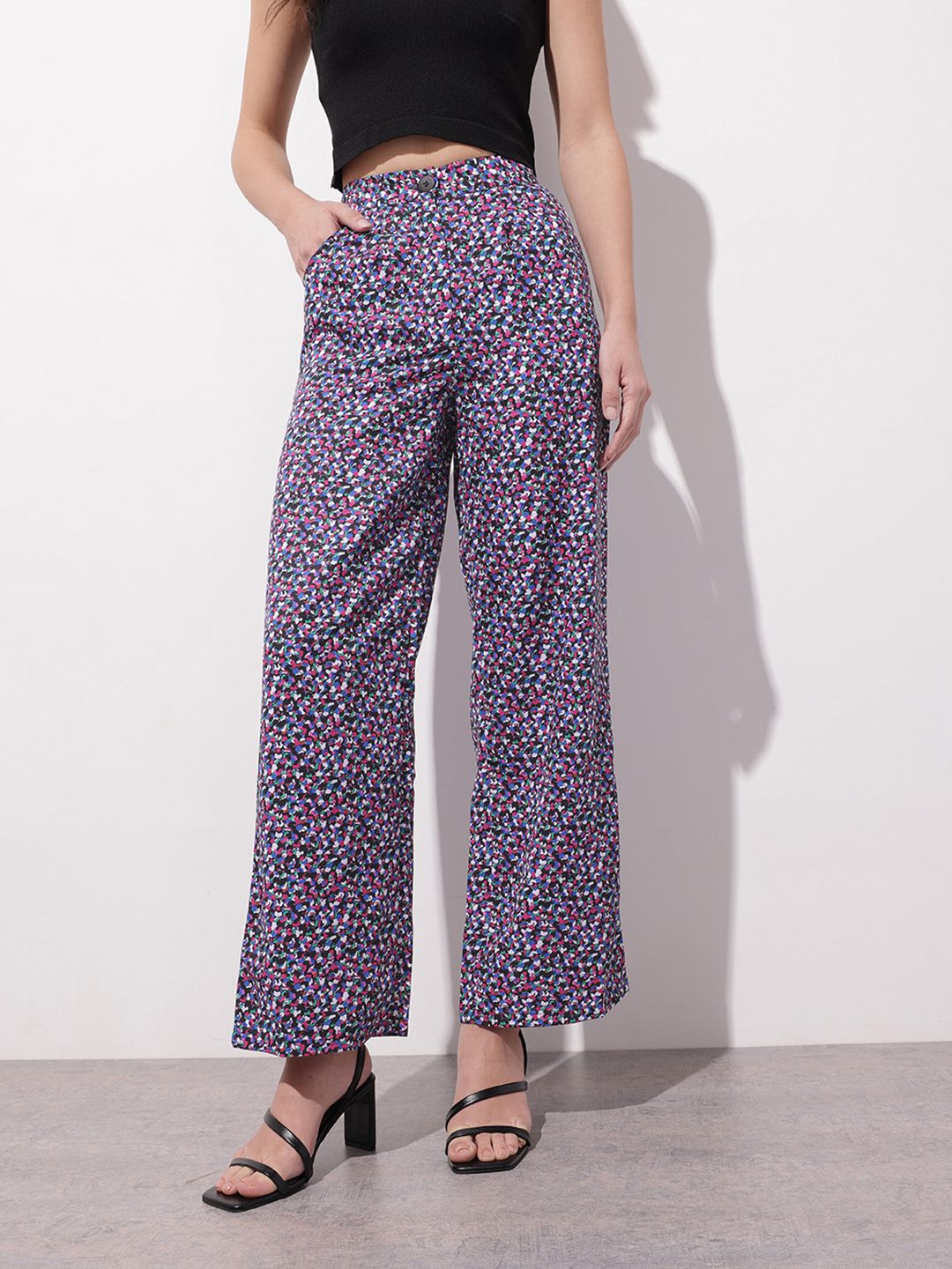 DressBerry Women Dainty to Daring Wide Leg Trousers