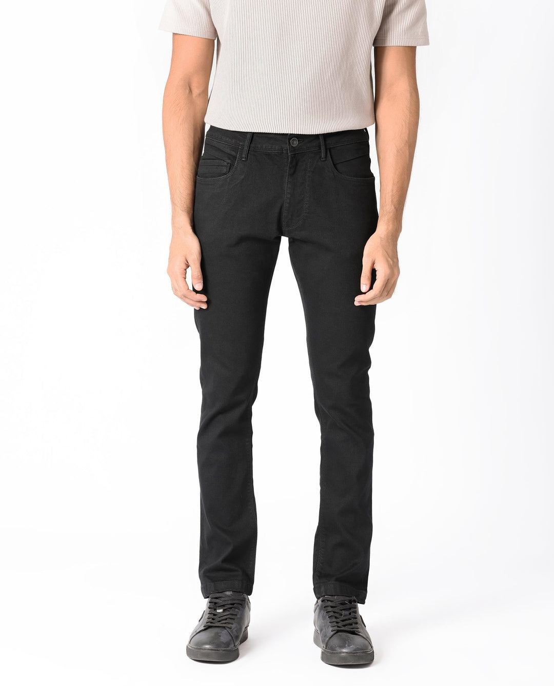 RARE RABBIT Men Hawkins Slim Fit Stretchable Cotton Jeans