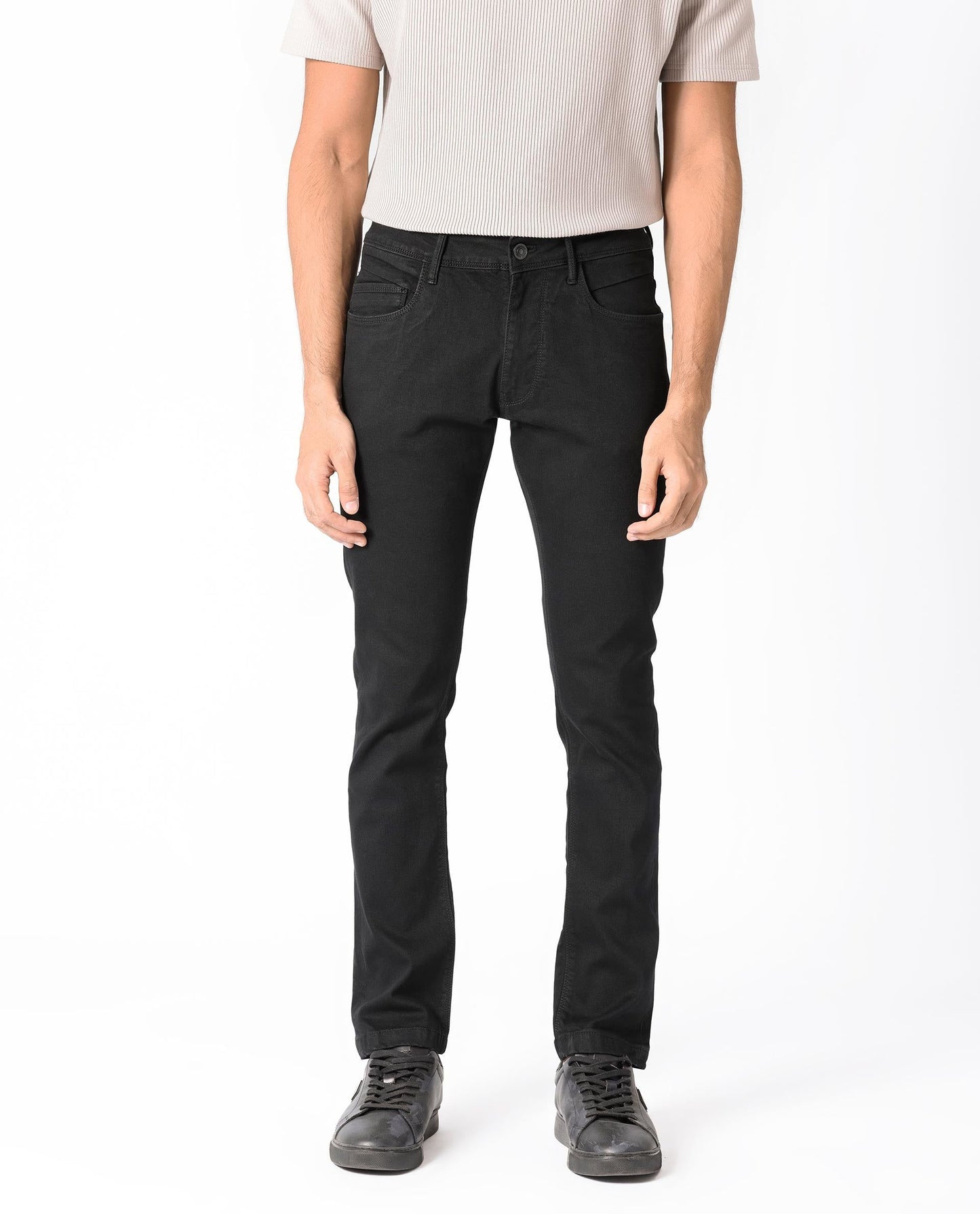 RARE RABBIT Men Hawkins Slim Fit Stretchable Cotton Jeans