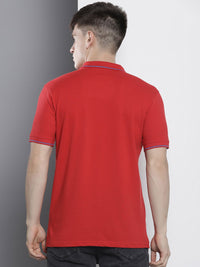 The Indian Garage Co Men Solid Polo Collar T-shirt