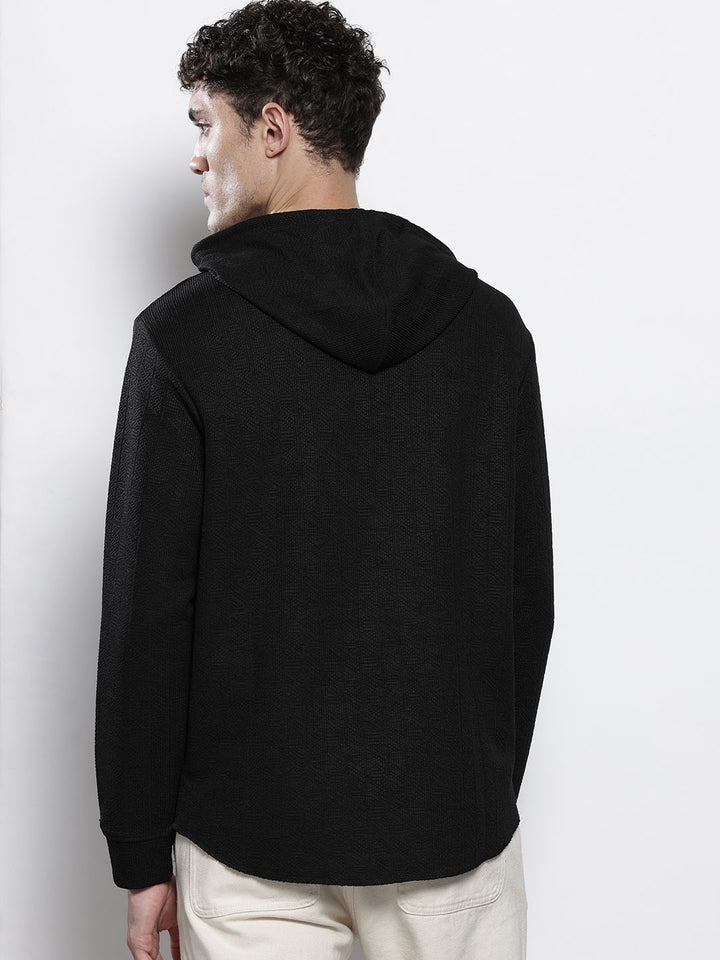 The Indian Garage Co Knitted Hooded T-shirt