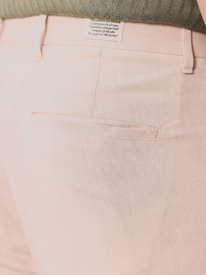 Mr Bowerbird Men Liberal Fit Pleated Trousers