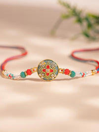 Voylla Vibrant Floral Designer Thread Rakhi