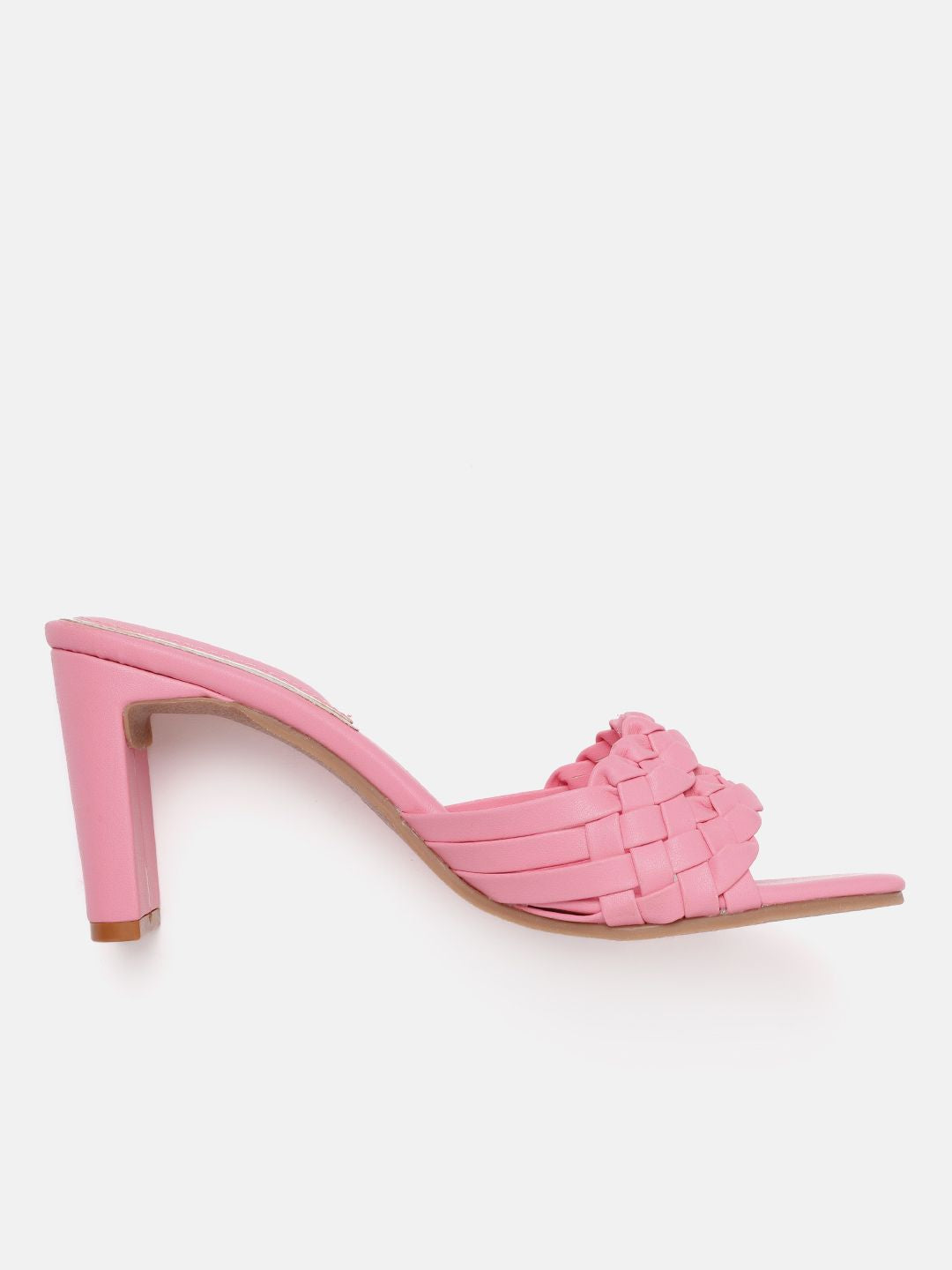 DressBerry Textured Block Heels