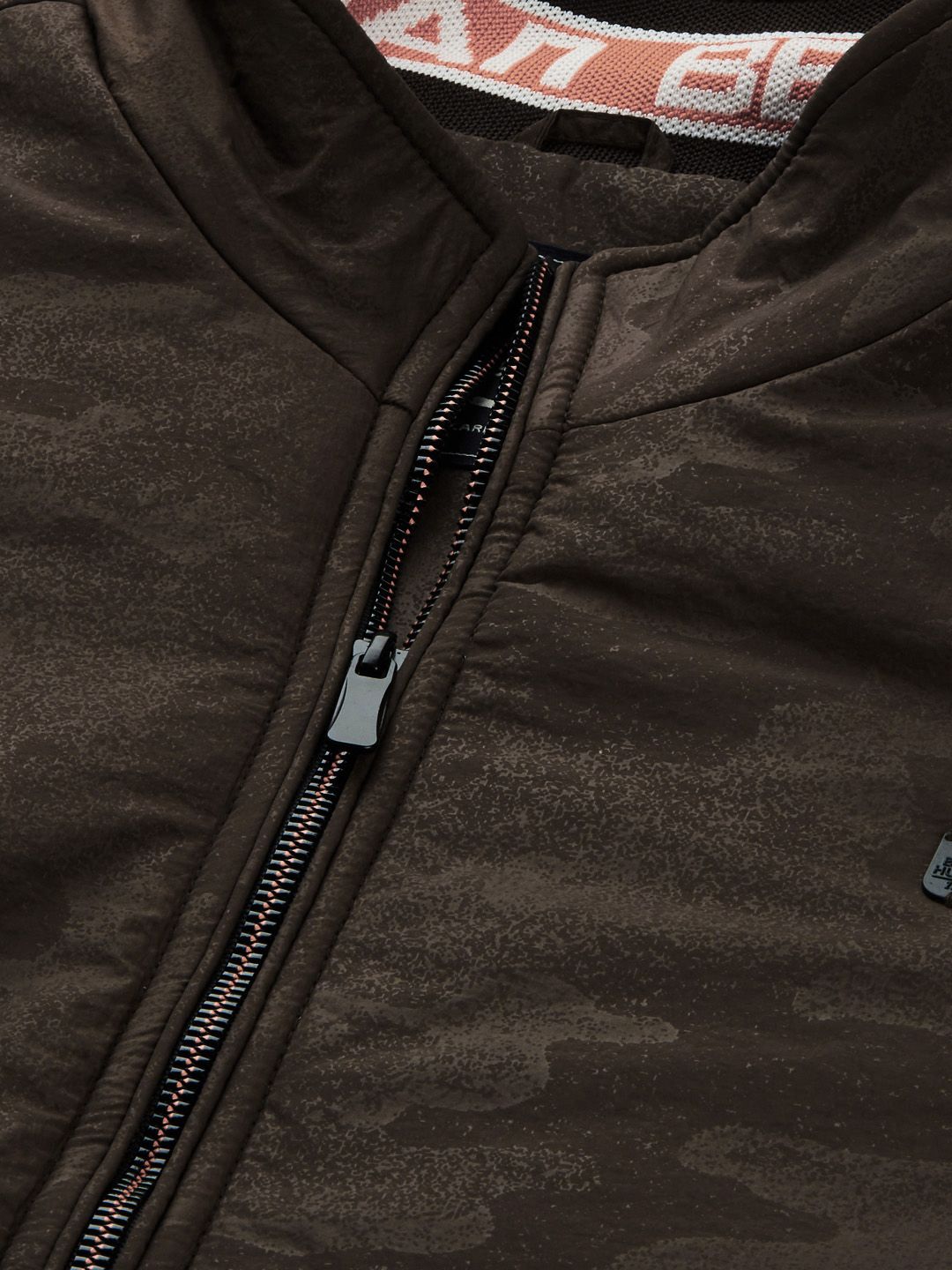 Being Human Clothing Men Mock Neck Bomber Jacket