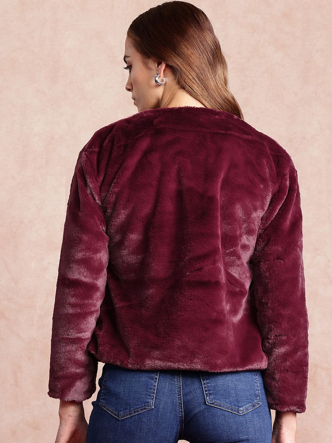 all about you Faux Fur Tailored Jacket