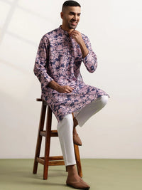 Anouk Men Floral Printed Regular Kurta with Trousers