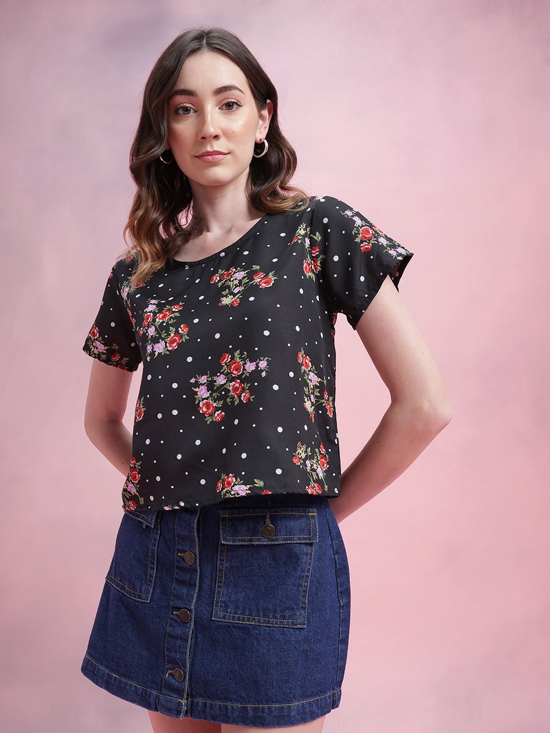 DressBerry Floral Print Top