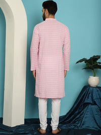 SOJANYA Embroidered Pure Cotton Kurta with Pyjama Set